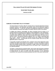 Click To View Investment Guidelines